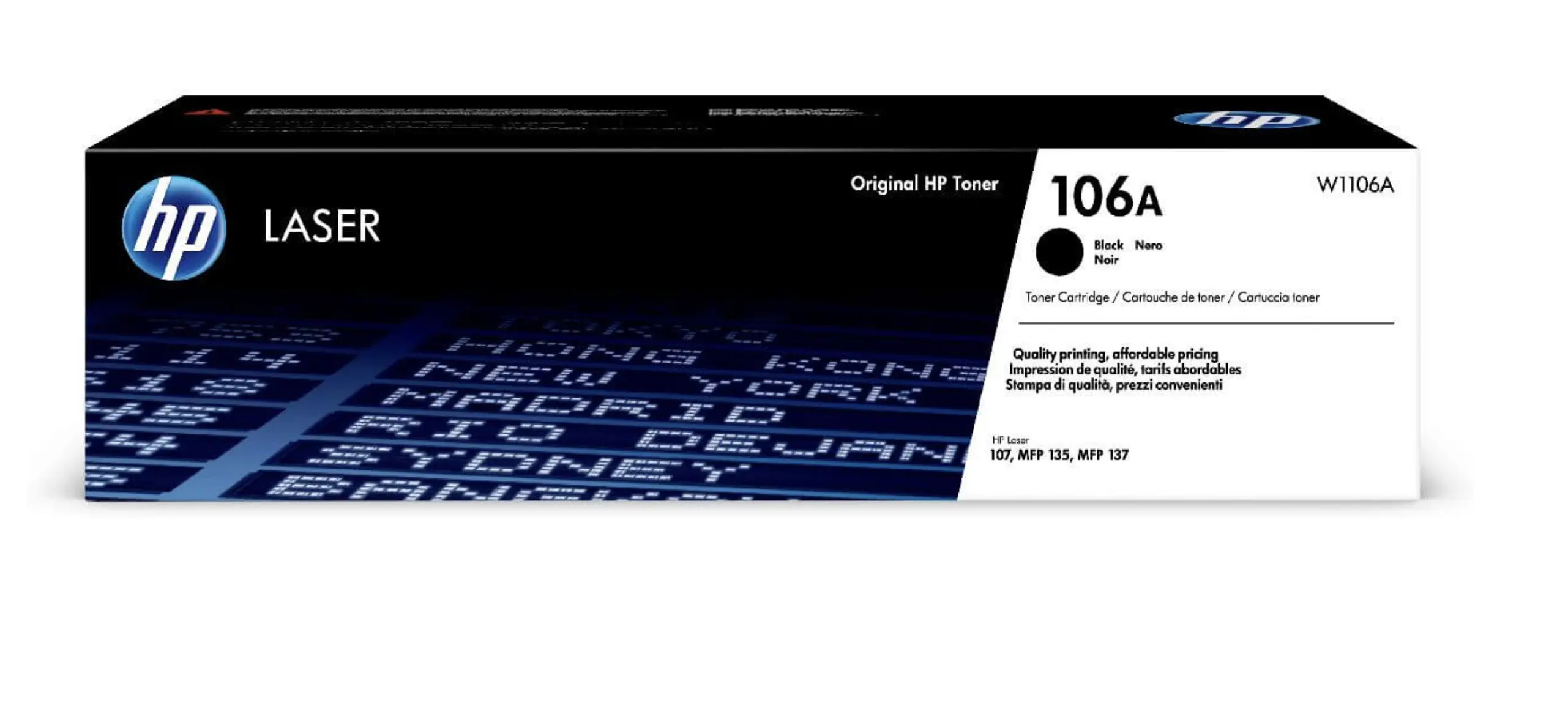 HP 106A - Schwarz - original - Tonerpatrone (W1106A)